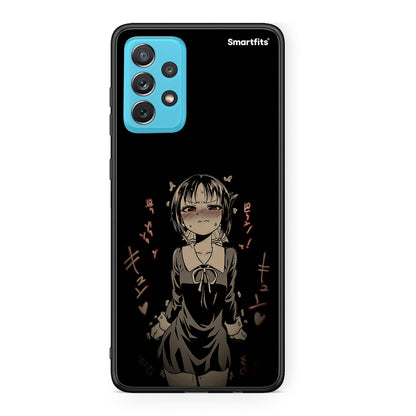 Samsung A72 Anime Girl θήκη από τη Smartfits με σχέδιο στο πίσω μέρος και μαύρο περίβλημα | Smartphone case with colorful back and black bezels by Smartfits