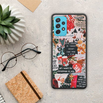 Christmas Happiness - Samsung Galaxy A72 θήκη
