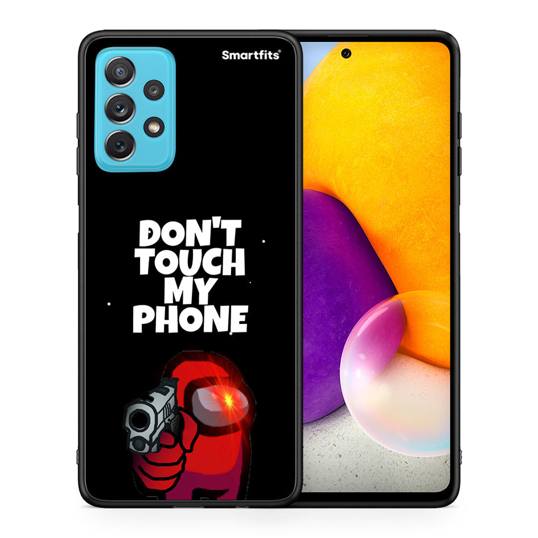 Θήκη Samsung A72 My Phone από τη Smartfits με σχέδιο στο πίσω μέρος και μαύρο περίβλημα | Samsung A72 My Phone case with colorful back and black bezels