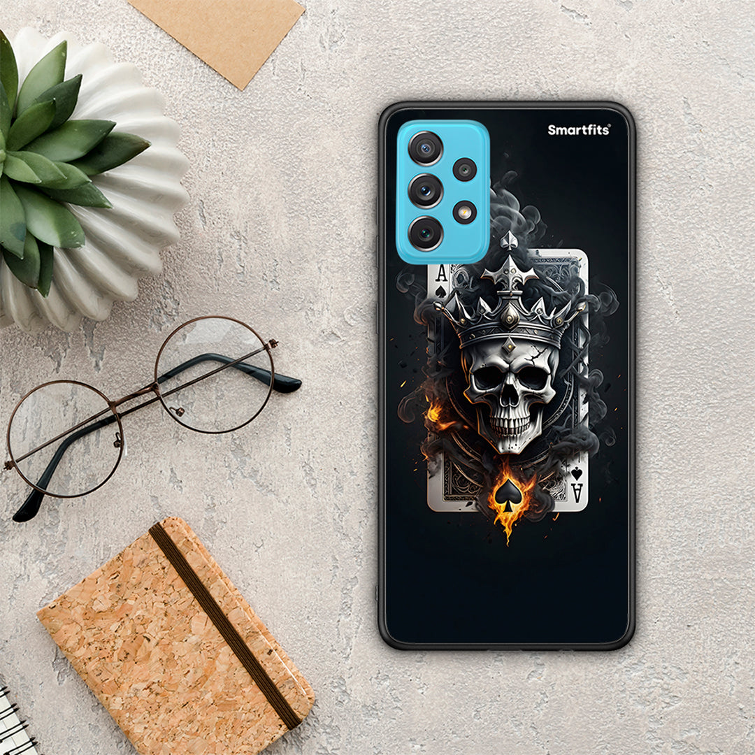 Skull King Ace - Samsung Galaxy A72 θήκη