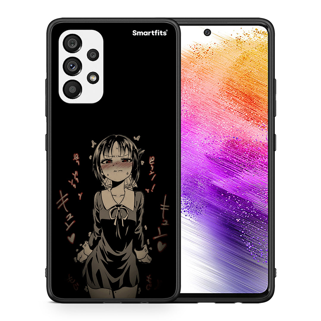 Θήκη Samsung A73 5G Anime Girl από τη Smartfits με σχέδιο στο πίσω μέρος και μαύρο περίβλημα | Samsung A73 5G Anime Girl case with colorful back and black bezels