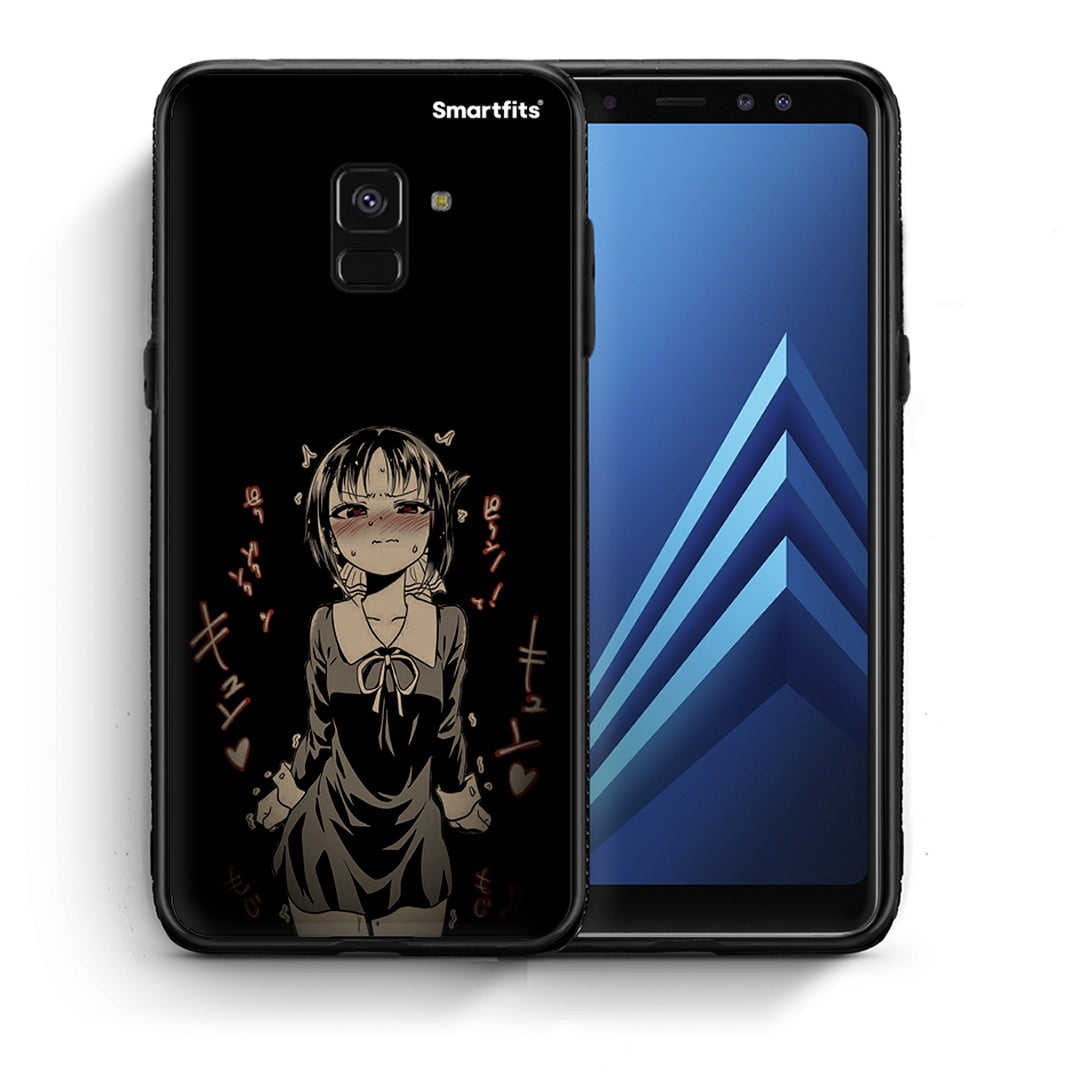 Θήκη Samsung A8 Anime Girl από τη Smartfits με σχέδιο στο πίσω μέρος και μαύρο περίβλημα | Samsung A8 Anime Girl case with colorful back and black bezels