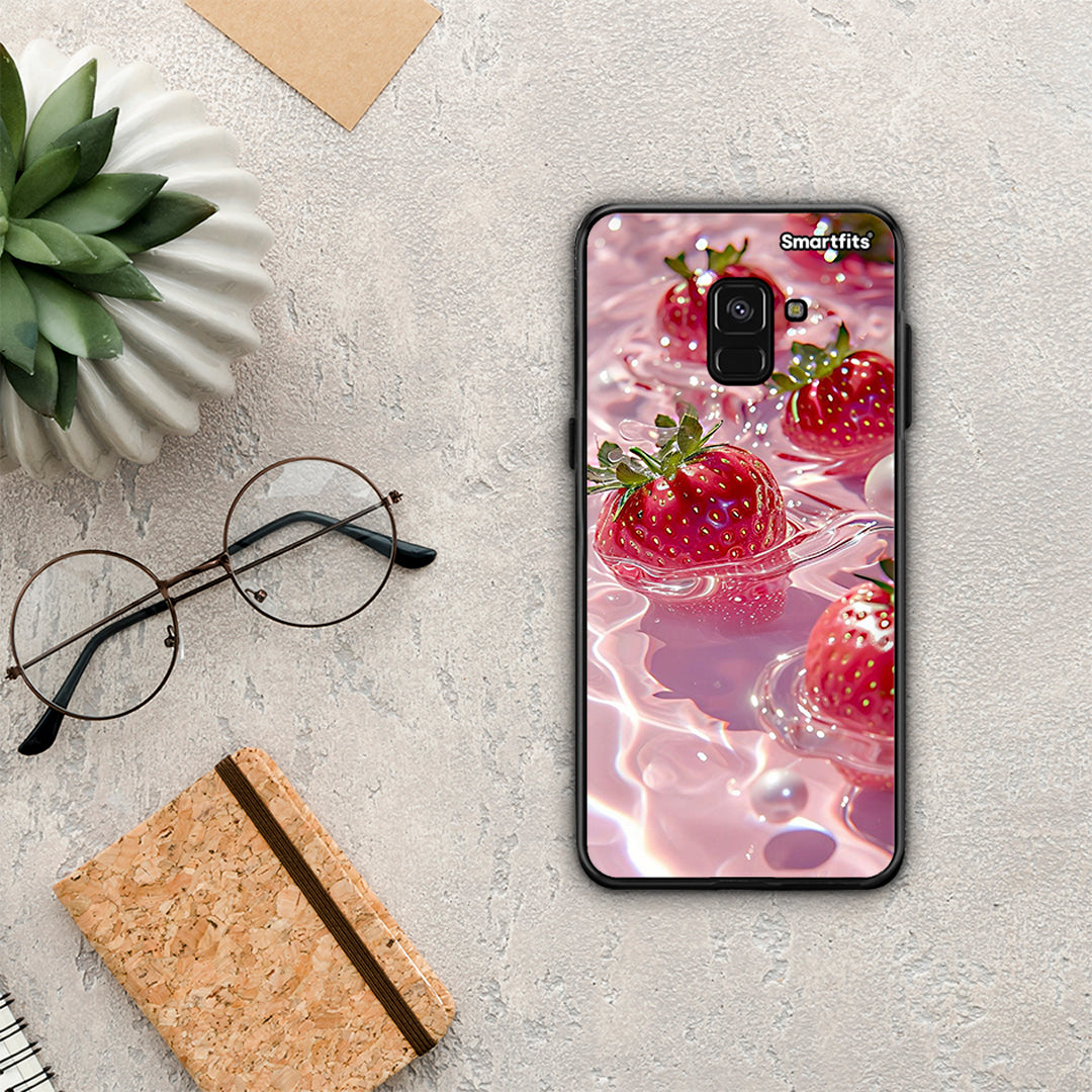 Juicy Strawberries - Samsung Galaxy A8 θήκη