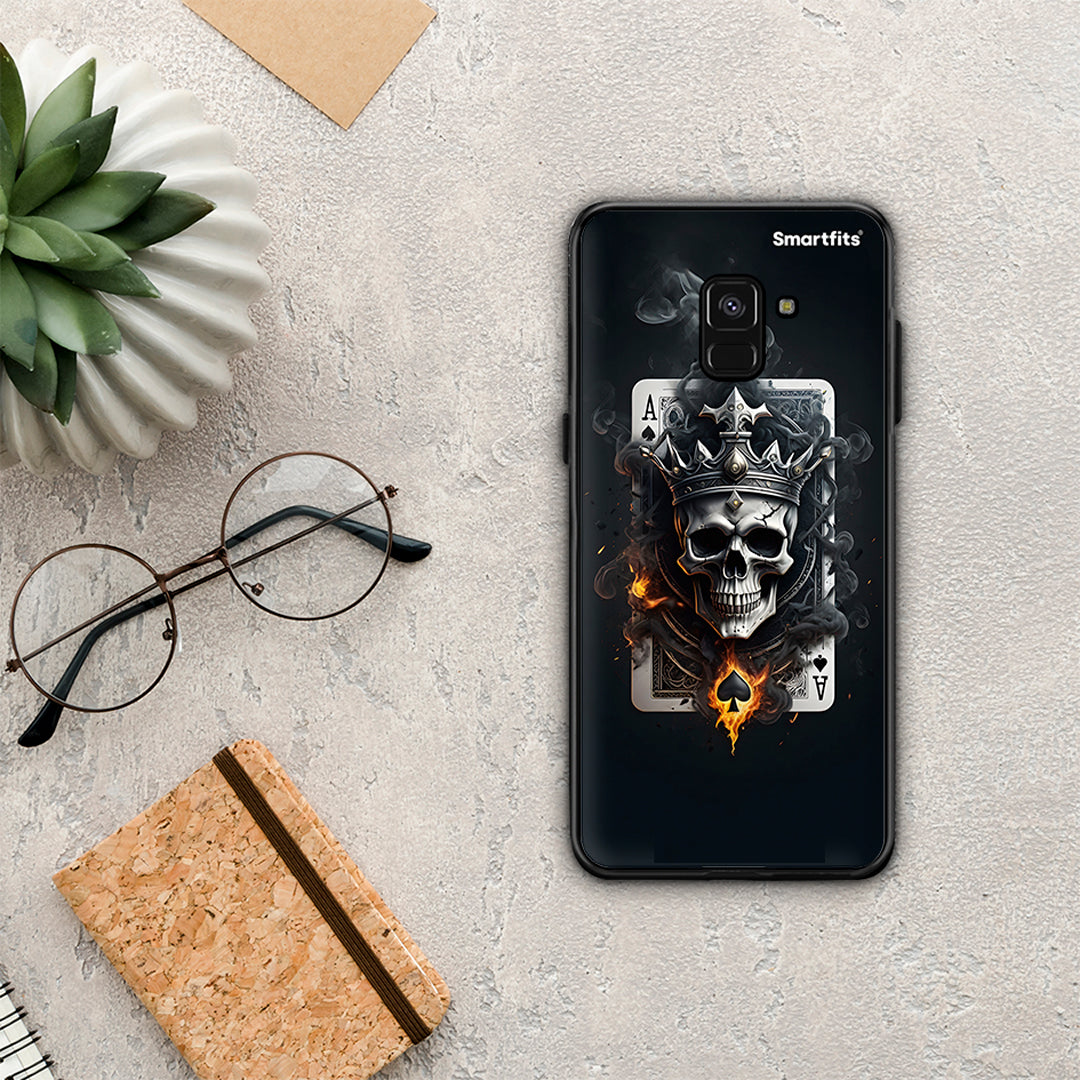 Skull King Ace - Samsung Galaxy A8 θήκη