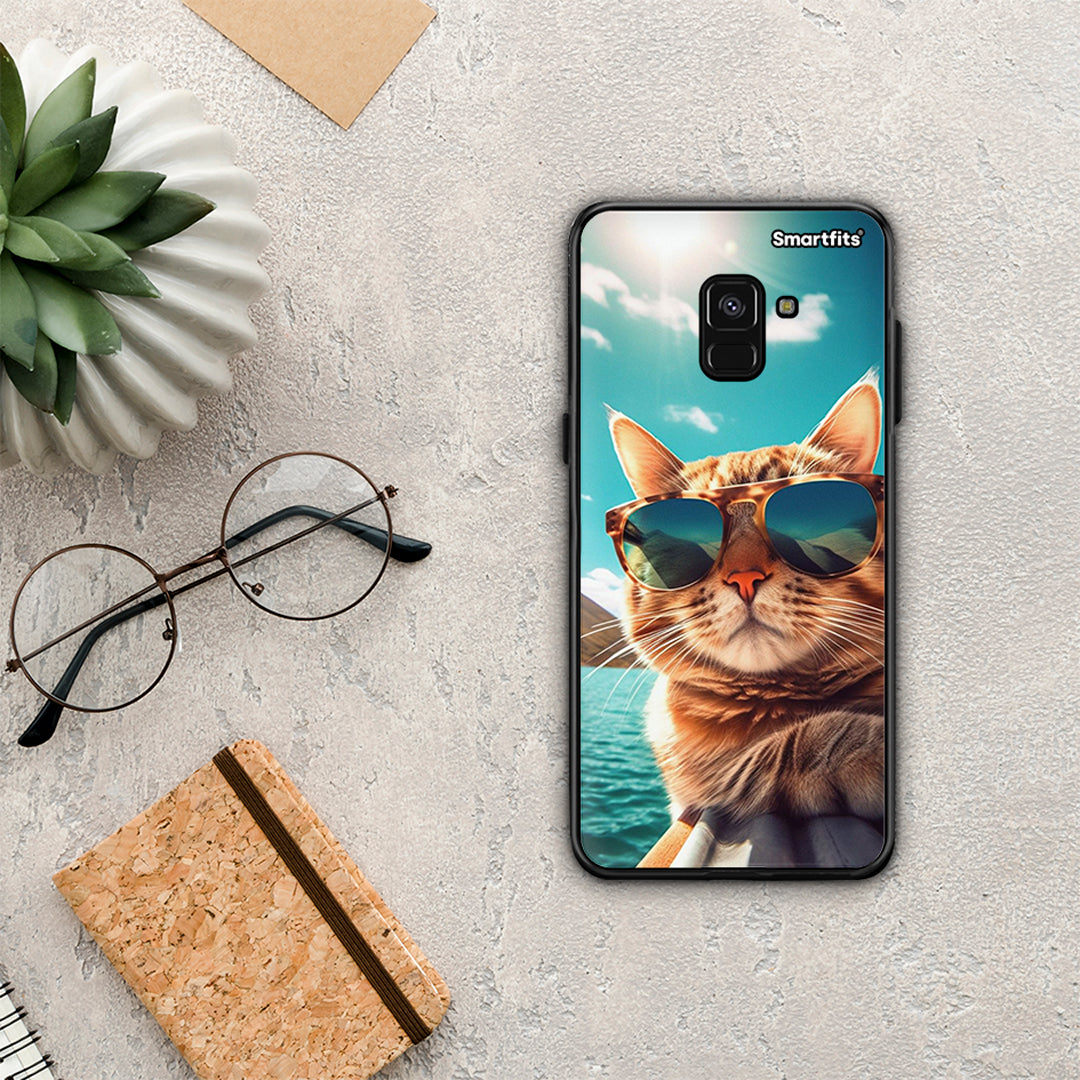 Summer Cat - Samsung Galaxy A8 θήκη