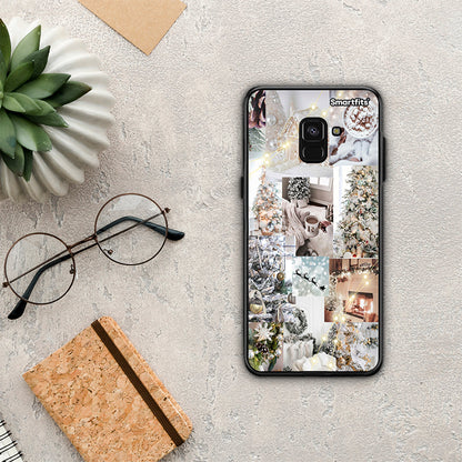 White Christmas - Samsung Galaxy A8 θήκη