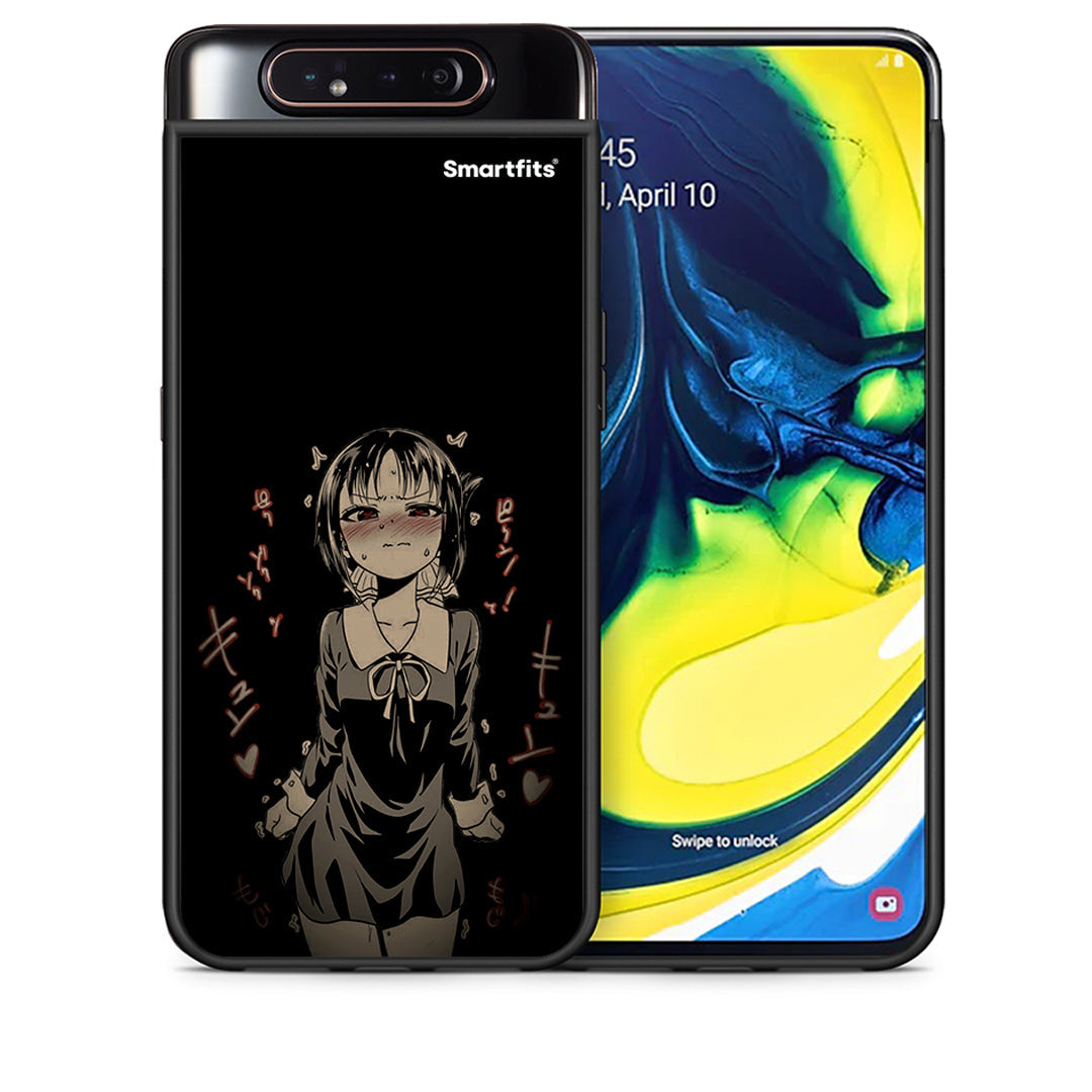 Θήκη Samsung A80 Anime Girl από τη Smartfits με σχέδιο στο πίσω μέρος και μαύρο περίβλημα | Samsung A80 Anime Girl case with colorful back and black bezels