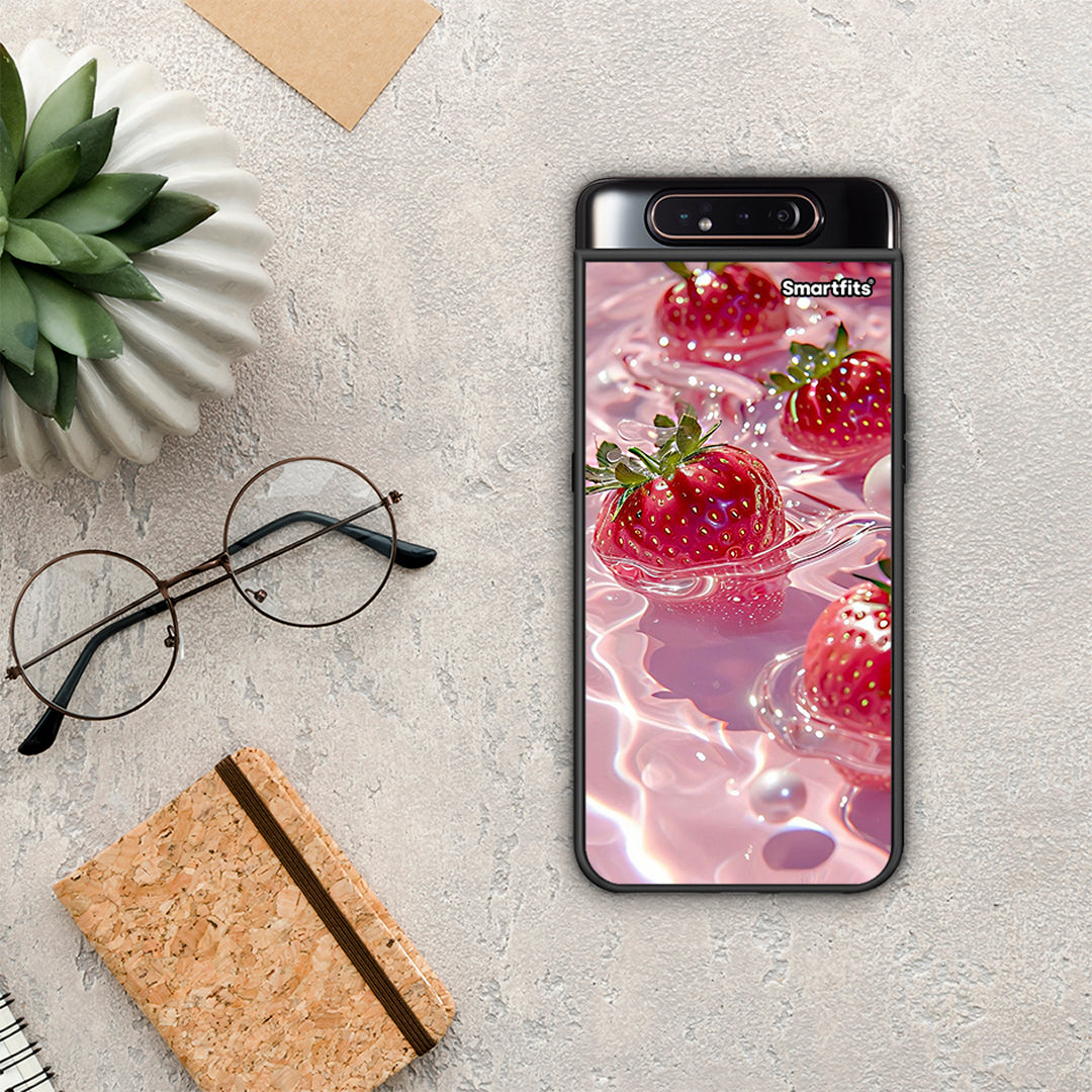 Juicy Strawberries - Samsung Galaxy A80 θήκη