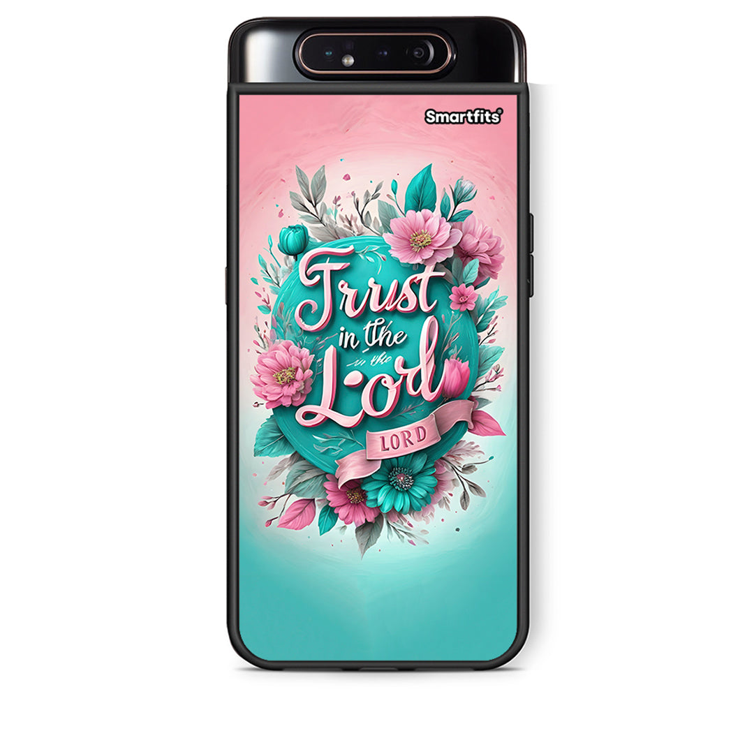 Samsung A80 Lord Trust θήκη από τη Smartfits με σχέδιο στο πίσω μέρος και μαύρο περίβλημα | Smartphone case with colorful back and black bezels by Smartfits