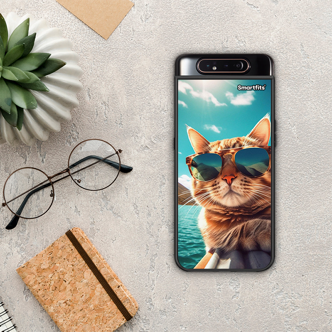 Summer Cat - Samsung Galaxy A80 θήκη