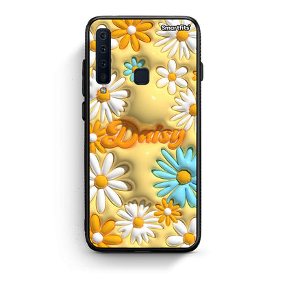 samsung a9 Bubble Daisies θήκη από τη Smartfits με σχέδιο στο πίσω μέρος και μαύρο περίβλημα | Smartphone case with colorful back and black bezels by Smartfits