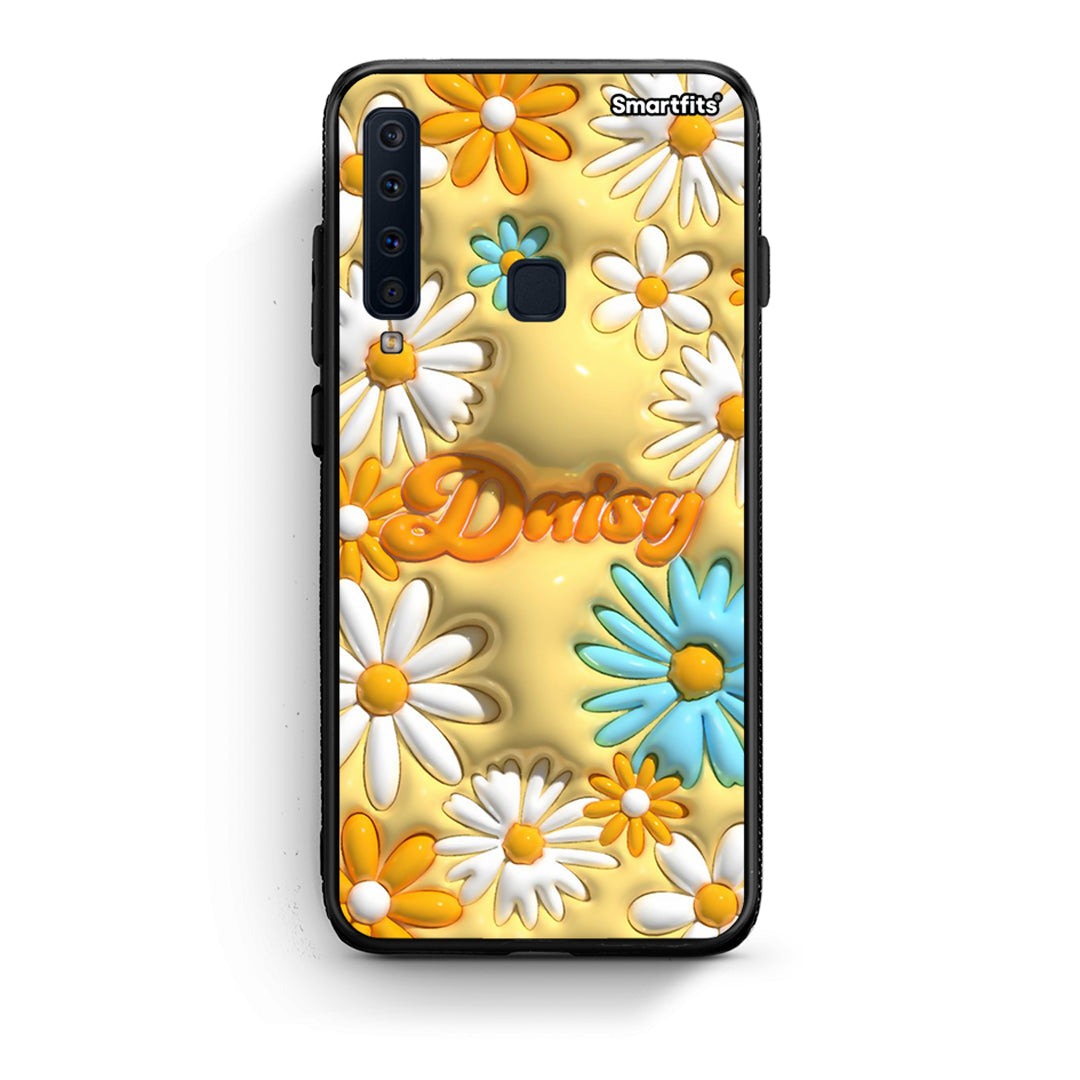 samsung a9 Bubble Daisies θήκη από τη Smartfits με σχέδιο στο πίσω μέρος και μαύρο περίβλημα | Smartphone case with colorful back and black bezels by Smartfits