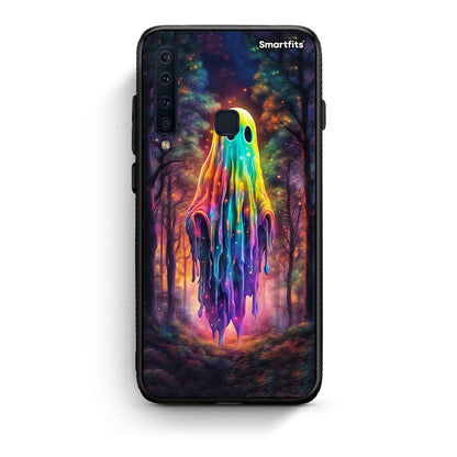 samsung a9 Halloween Ghost θήκη από τη Smartfits με σχέδιο στο πίσω μέρος και μαύρο περίβλημα | Smartphone case with colorful back and black bezels by Smartfits