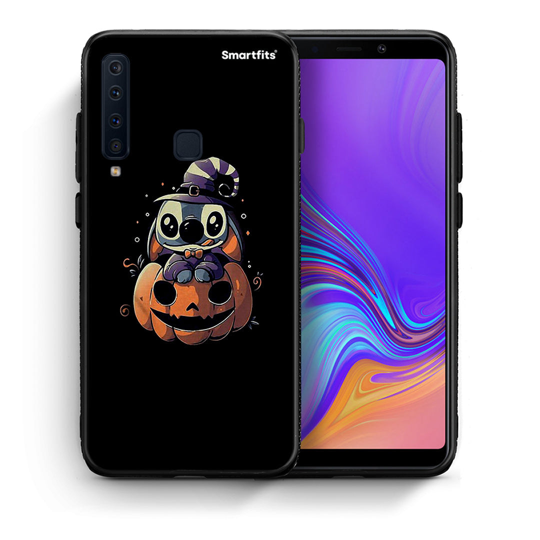 Θήκη Samsung A9 Halloween Stitch από τη Smartfits με σχέδιο στο πίσω μέρος και μαύρο περίβλημα | Samsung A9 Halloween Stitch case with colorful back and black bezels