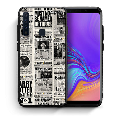 Θήκη Samsung A9 Harry Paper από τη Smartfits με σχέδιο στο πίσω μέρος και μαύρο περίβλημα | Samsung A9 Harry Paper case with colorful back and black bezels