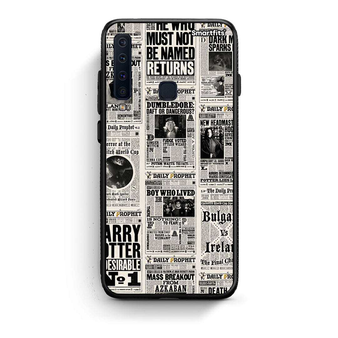 samsung a9 Harry Paper θήκη από τη Smartfits με σχέδιο στο πίσω μέρος και μαύρο περίβλημα | Smartphone case with colorful back and black bezels by Smartfits