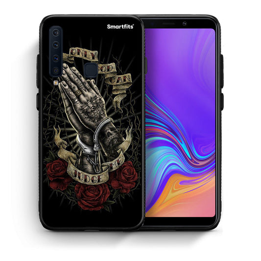 Θήκη Samsung A9 Judge By God από τη Smartfits με σχέδιο στο πίσω μέρος και μαύρο περίβλημα | Samsung A9 Judge By God case with colorful back and black bezels