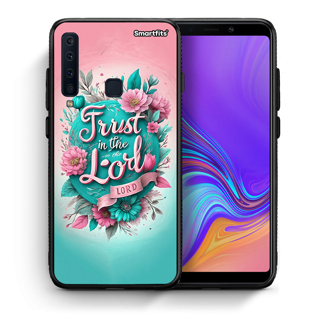 Θήκη Samsung A9 Lord Trust από τη Smartfits με σχέδιο στο πίσω μέρος και μαύρο περίβλημα | Samsung A9 Lord Trust case with colorful back and black bezels