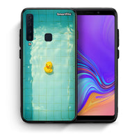 Thumbnail for Θήκη Samsung A9 Yellow Duck από τη Smartfits με σχέδιο στο πίσω μέρος και μαύρο περίβλημα | Samsung A9 Yellow Duck case with colorful back and black bezels