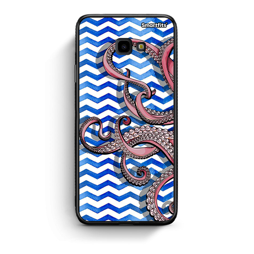 Samsung J4 Plus Chevron Devilfish θήκη από τη Smartfits με σχέδιο στο πίσω μέρος και μαύρο περίβλημα | Smartphone case with colorful back and black bezels by Smartfits