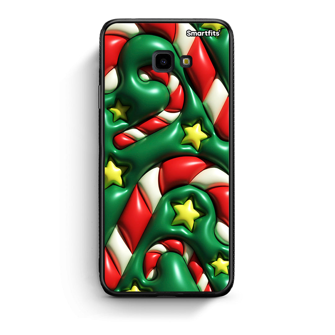Samsung J4 Plus Christmas Bubbles θήκη από τη Smartfits με σχέδιο στο πίσω μέρος και μαύρο περίβλημα | Smartphone case with colorful back and black bezels by Smartfits
