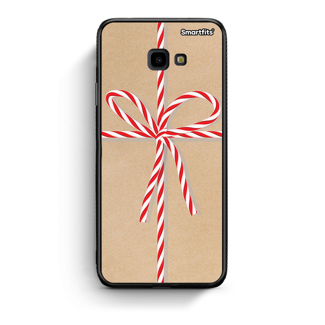 Samsung J4 Plus Christmas Gift θήκη από τη Smartfits με σχέδιο στο πίσω μέρος και μαύρο περίβλημα | Smartphone case with colorful back and black bezels by Smartfits