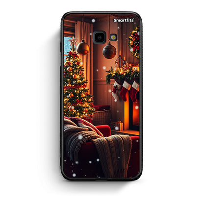 Samsung J4 Plus Home For Christmas θήκη από τη Smartfits με σχέδιο στο πίσω μέρος και μαύρο περίβλημα | Smartphone case with colorful back and black bezels by Smartfits