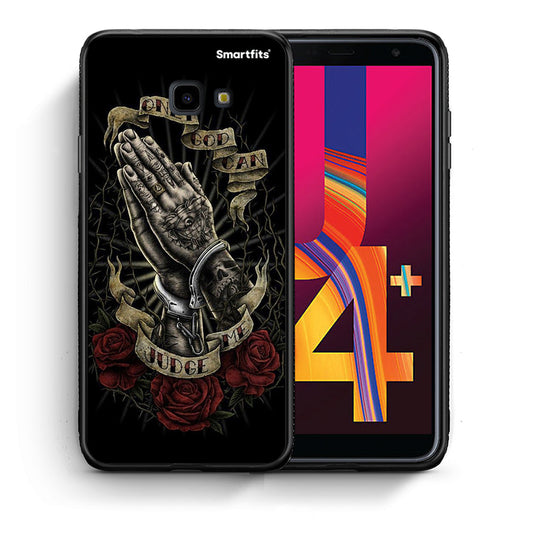 Θήκη Samsung J4 Plus Judge By God από τη Smartfits με σχέδιο στο πίσω μέρος και μαύρο περίβλημα | Samsung J4 Plus Judge By God case with colorful back and black bezels