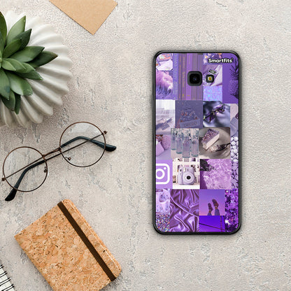 Purple Aesthetic Collage - Samsung Galaxy J4+ θήκη