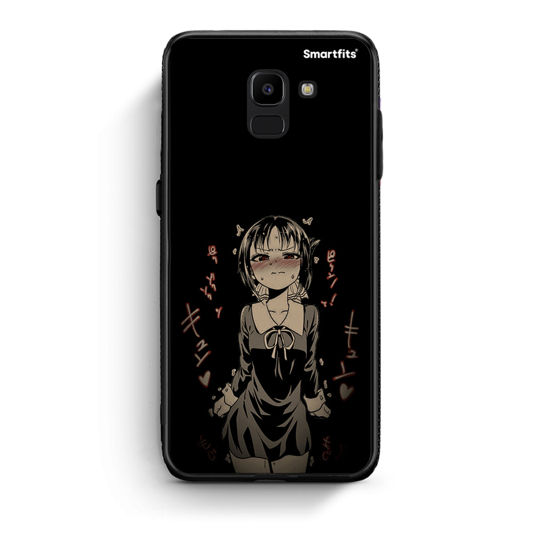 samsung J6 Anime Girl θήκη από τη Smartfits με σχέδιο στο πίσω μέρος και μαύρο περίβλημα | Smartphone case with colorful back and black bezels by Smartfits