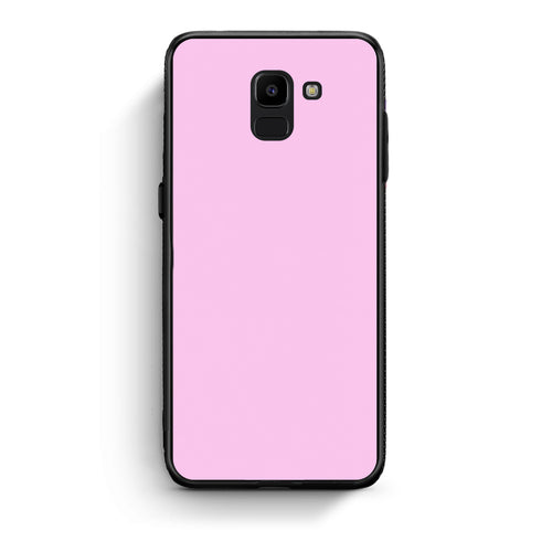 Θήκη Samsung Galaxy J6 Cotton Candy Pink από τη Smartfits με σχέδιο στο πίσω μέρος και μαύρο περίβλημα | Samsung Galaxy J6 Cotton Candy Pink case with colorful back and black bezels