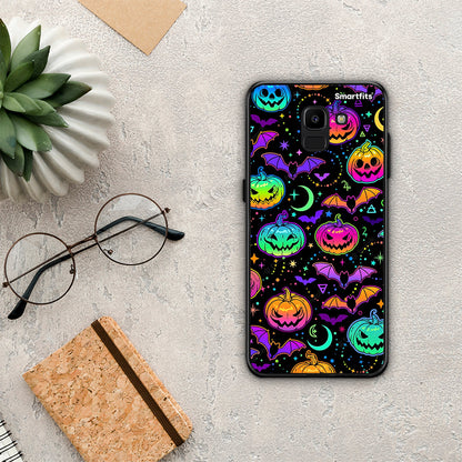 Neon Halloween - Samsung Galaxy J6 θήκη