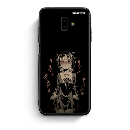 samsung J6+ Anime Girl θήκη από τη Smartfits με σχέδιο στο πίσω μέρος και μαύρο περίβλημα | Smartphone case with colorful back and black bezels by Smartfits