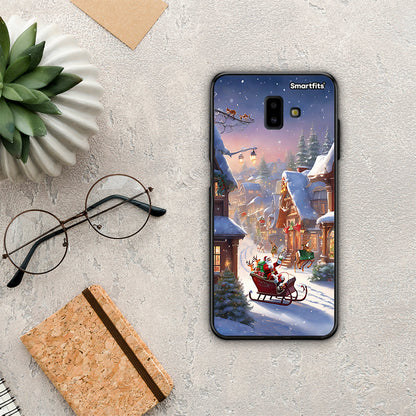 Christmas Snow - Samsung Galaxy J6+ θήκη