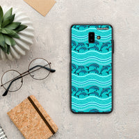 Thumbnail for Swimming Dolphins - Samsung Galaxy J6+ θήκη