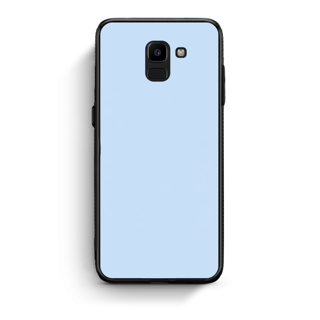 Θήκη Samsung Galaxy J6 Powder Blue από τη Smartfits με σχέδιο στο πίσω μέρος και μαύρο περίβλημα | Samsung Galaxy J6 Powder Blue case with colorful back and black bezels