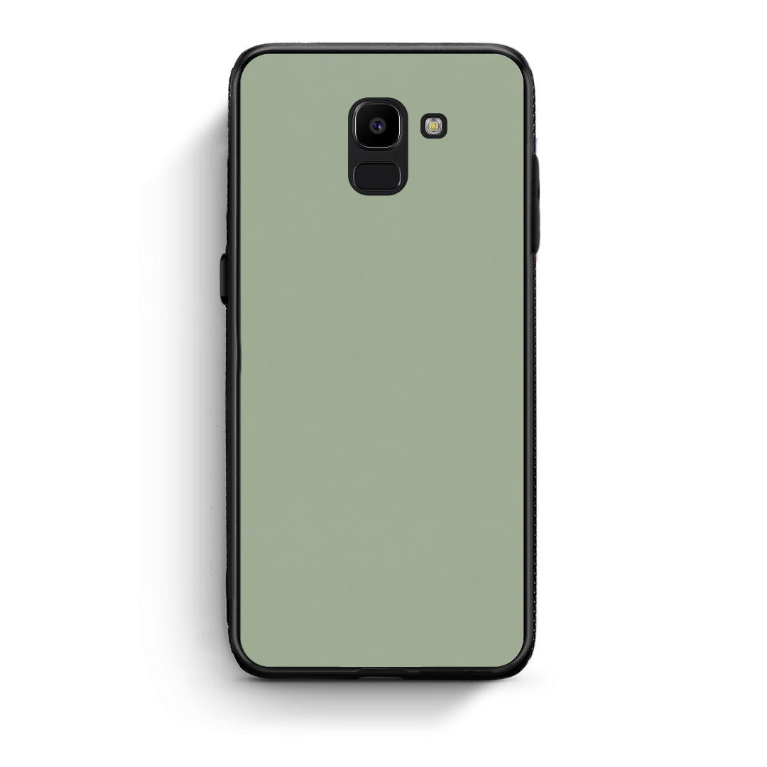 Θήκη Samsung Galaxy J6 Sage Green από τη Smartfits με σχέδιο στο πίσω μέρος και μαύρο περίβλημα | Samsung Galaxy J6 Sage Green case with colorful back and black bezels