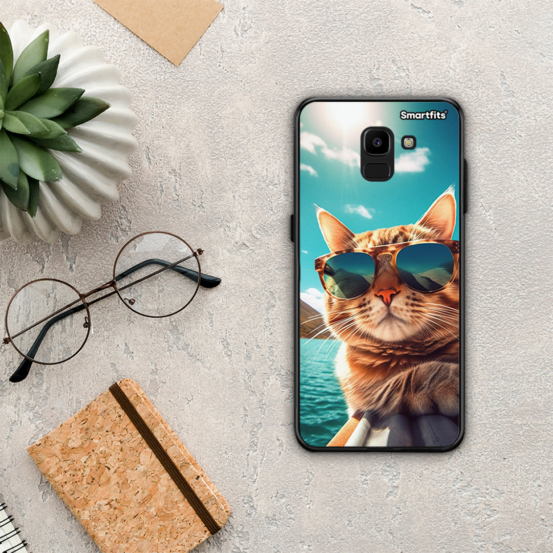 Summer Cat - Samsung Galaxy J6 θήκη