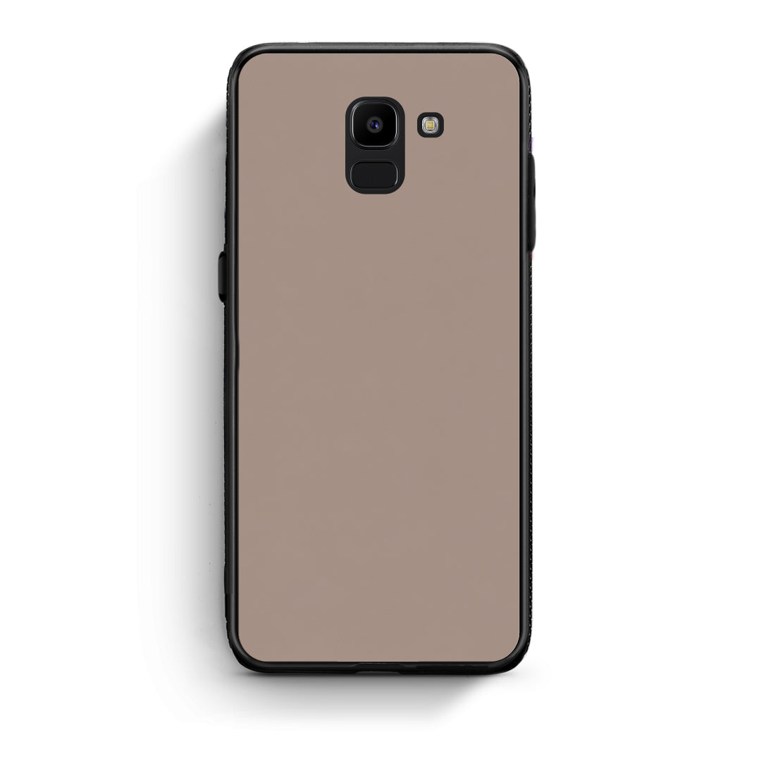 Θήκη Samsung Galaxy J6 Warm Taupe από τη Smartfits με σχέδιο στο πίσω μέρος και μαύρο περίβλημα | Samsung Galaxy J6 Warm Taupe case with colorful back and black bezels