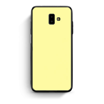 Θήκη Samsung Galaxy J6+ Butter Yellow από τη Smartfits με σχέδιο στο πίσω μέρος και μαύρο περίβλημα | Samsung Galaxy J6+ Butter Yellow case with colorful back and black bezels