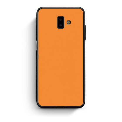 Θήκη Samsung Galaxy J6+ Tangerine Orange από τη Smartfits με σχέδιο στο πίσω μέρος και μαύρο περίβλημα | Samsung Galaxy J6+ Tangerine Orange case with colorful back and black bezels