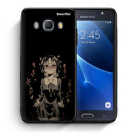 Thumbnail for Θήκη Samsung J7 2016 Anime Girl από τη Smartfits με σχέδιο στο πίσω μέρος και μαύρο περίβλημα | Samsung J7 2016 Anime Girl case with colorful back and black bezels