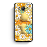 Thumbnail for Samsung J7 2016 Bubble Daisies θήκη από τη Smartfits με σχέδιο στο πίσω μέρος και μαύρο περίβλημα | Smartphone case with colorful back and black bezels by Smartfits