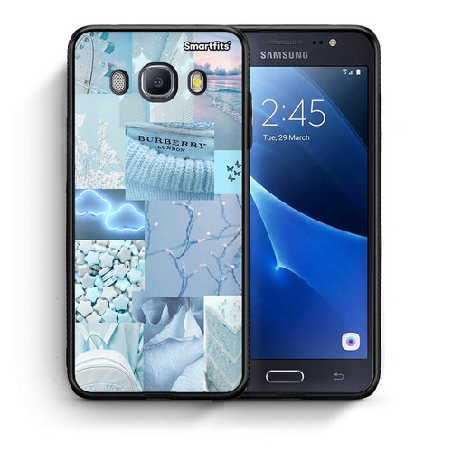 Θήκη Samsung J7 2016 Ciel Aesthetic Collage από τη Smartfits με σχέδιο στο πίσω μέρος και μαύρο περίβλημα | Samsung J7 2016 Ciel Aesthetic Collage case with colorful back and black bezels