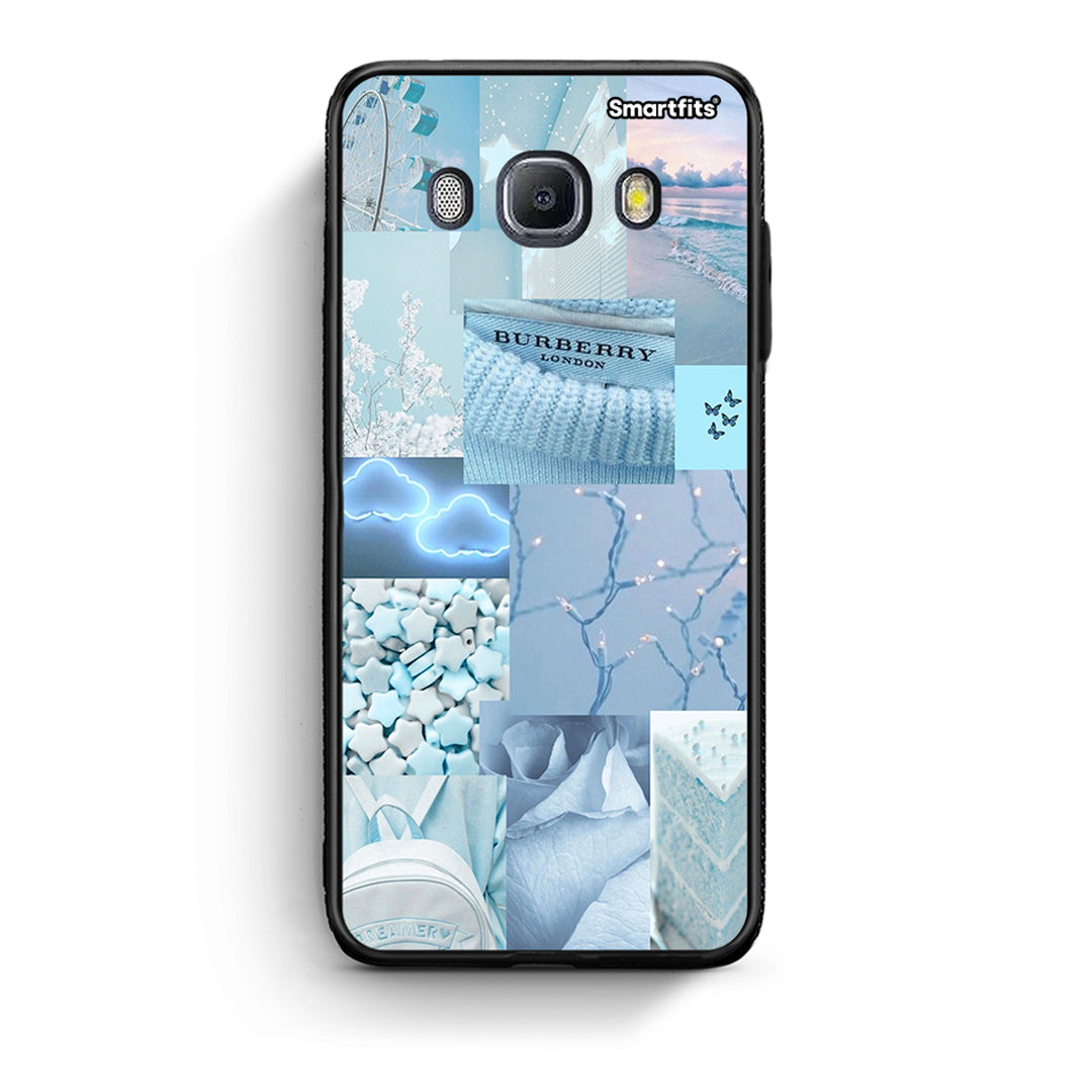 Samsung J7 2016 Ciel Aesthetic Collage θήκη από τη Smartfits με σχέδιο στο πίσω μέρος και μαύρο περίβλημα | Smartphone case with colorful back and black bezels by Smartfits