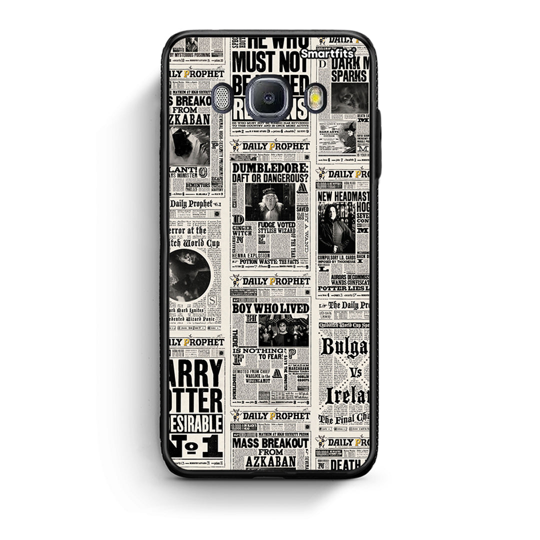 Samsung J7 2016 Harry Paper θήκη από τη Smartfits με σχέδιο στο πίσω μέρος και μαύρο περίβλημα | Smartphone case with colorful back and black bezels by Smartfits