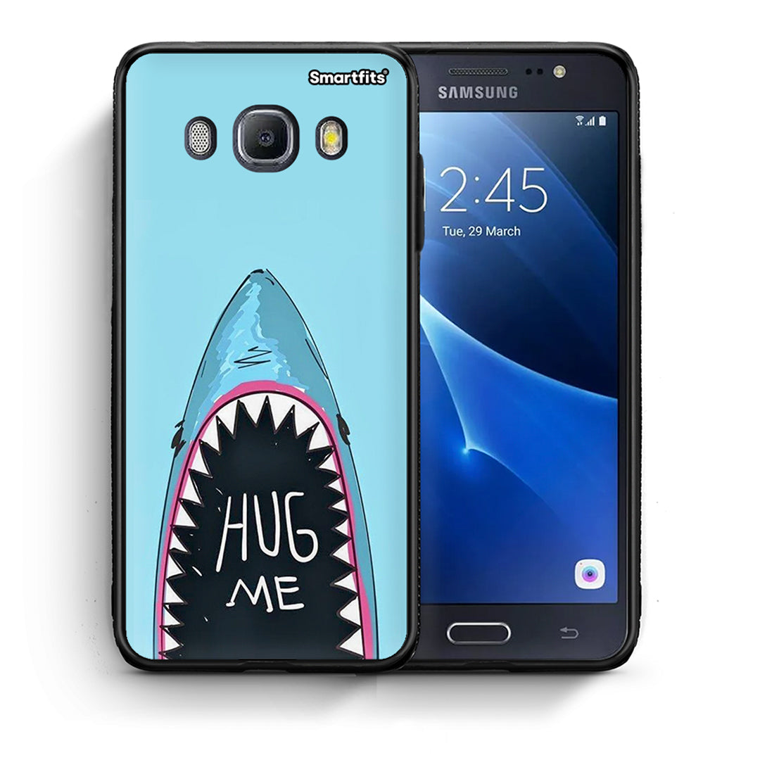 Θήκη Samsung J7 2016 Hug Me από τη Smartfits με σχέδιο στο πίσω μέρος και μαύρο περίβλημα | Samsung J7 2016 Hug Me case with colorful back and black bezels