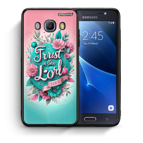 Θήκη Samsung J7 2016 Lord Trust από τη Smartfits με σχέδιο στο πίσω μέρος και μαύρο περίβλημα | Samsung J7 2016 Lord Trust case with colorful back and black bezels