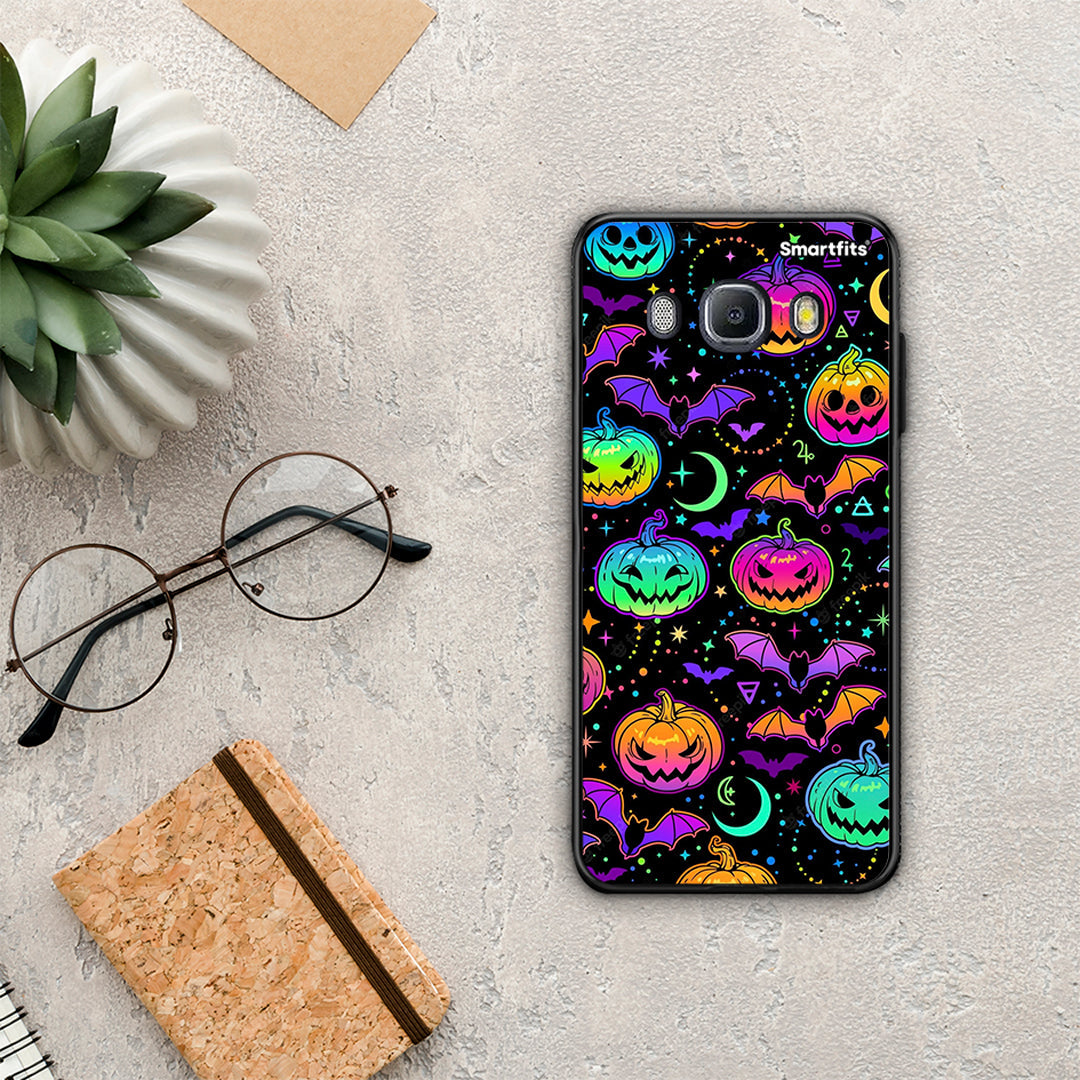 Neon Halloween - Samsung Galaxy J7 2016 θήκη