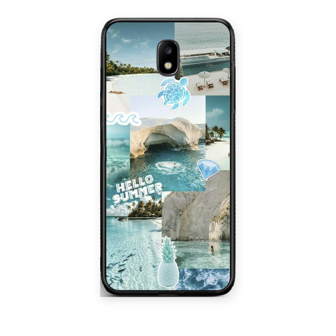 Θήκη Samsung Galaxy J5 2017 Aesthetic Summer από τη Smartfits με σχέδιο στο πίσω μέρος και μαύρο περίβλημα | Samsung Galaxy J5 2017 Aesthetic Summer case with colorful back and black bezels